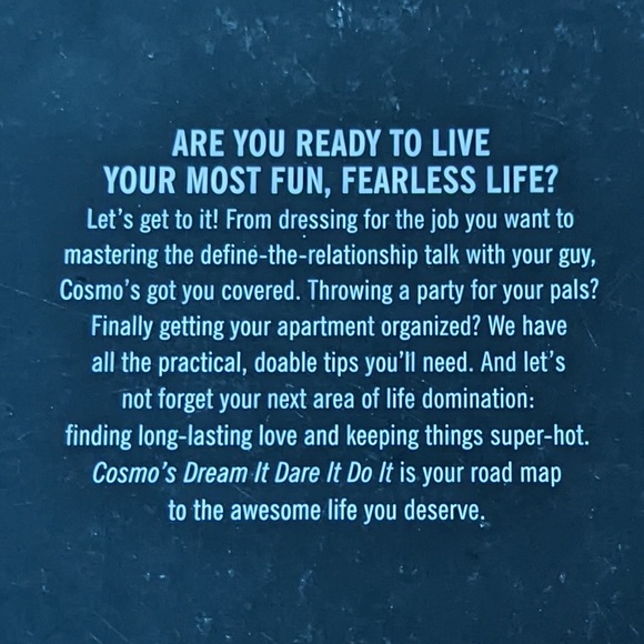 ⭐️5/$20 Dream it, Dare it, Do it by Cosmopolitan magazine cosmo self help - Picture 3 of 5